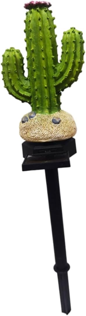 Outdoor Solar Cactus Lamp Durable Landscape Light Ground Inserted Decoration for Garden Patio and Lawn Use Solar Powered for All Weather Conditions