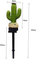 Outdoor Solar Cactus Lamp Durable Landscape Light Ground Inserted Decoration for Garden Patio and Lawn Use Solar Powered for All Weather Conditions