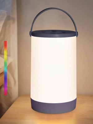 Outdoor Waterproof Hanging Table Lantern,  Rechargeable Hanging Lamps Camping Lights, Shower Waterproof  Colorchanging Lanterns Dimmable Soft Warm Night Light for Lawn, Pool, Garden, Bar