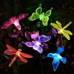 Solar Garden Lights, 6 Pack Solar Butterfly Lights Yard Decorations, Multi-Color Changing  Solar Light Stakes, Solar Yard Lights for Garden, Patio & Lawn, Solar Bird Lights
