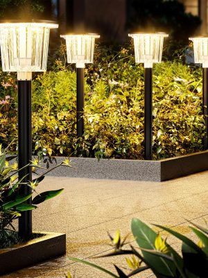 HIGH-Power Cold&Warm, 2-in-1 Solar Pathway Lights Outdoor,2 Pack Super Bright  Waterproof,Up to 28 Hrs for Yard,Patio,Landscape,Sidewalk,Driveway,Lawn